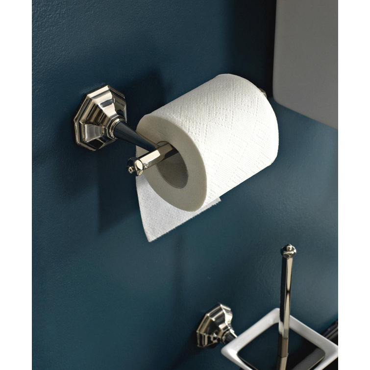 Symple Stuff Metal Wall Mounted Toilet Roll Holder Wayfair.co.uk